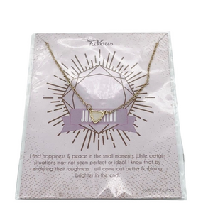 New TuVous Jubilation Druzy Triangle Necklace